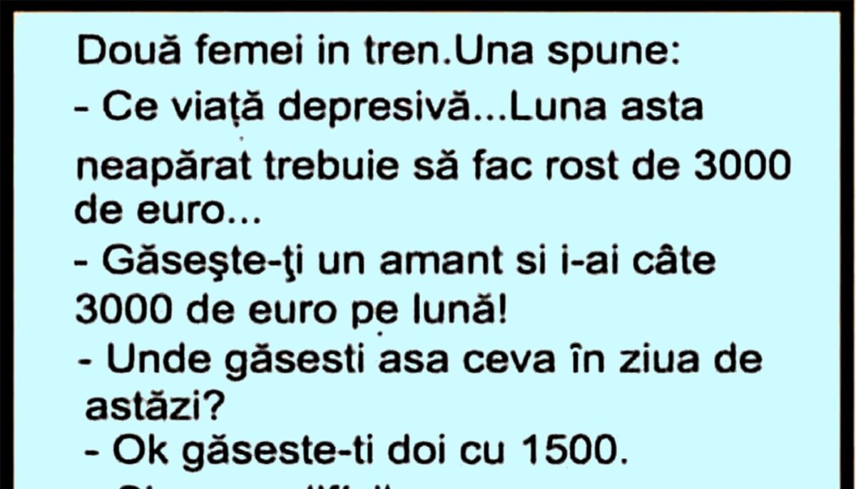 BANC | Două femei în tren: „Luna asta trebuie să fac rost de 3.000 de euro”