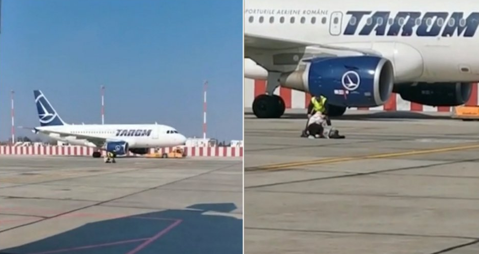 Momente de panică pe Aeroportul Otopeni! O femeie cu un copil mic în brațe a încercat să prindă avionul din mers