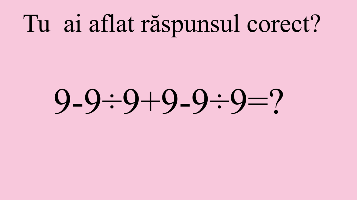 Test IQ | Cât de repede și corect poți rezolva asta?