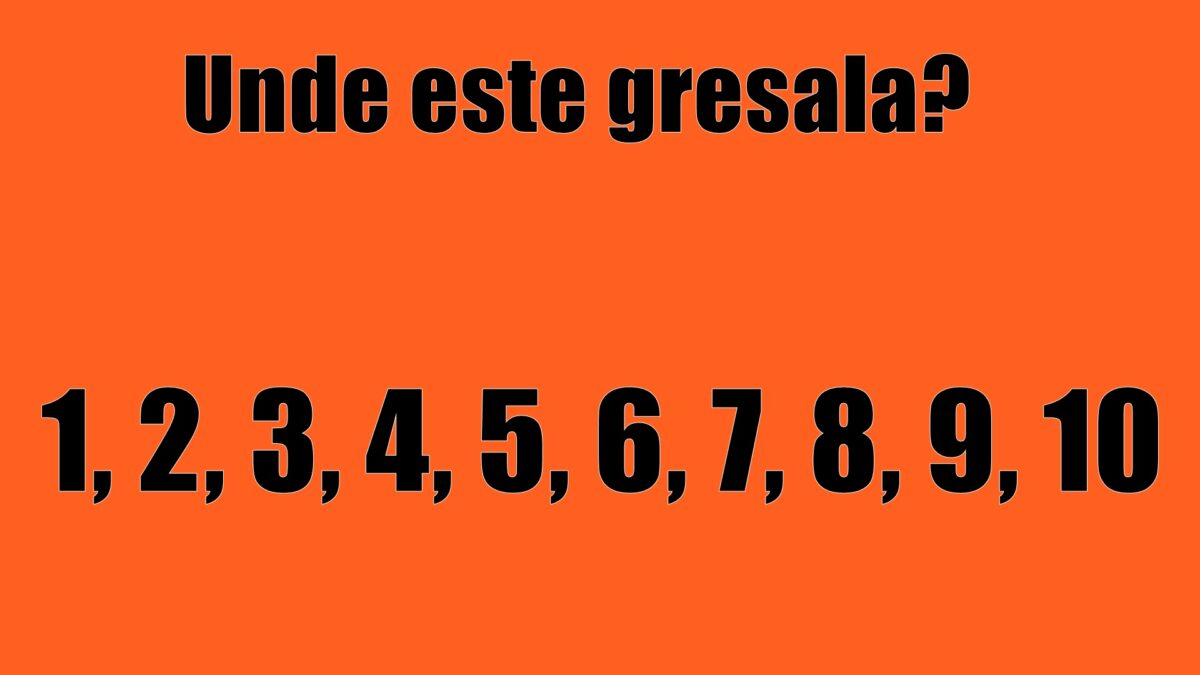 Test IQ. Doar 74 la sută dintre oameni găsesc eroarea