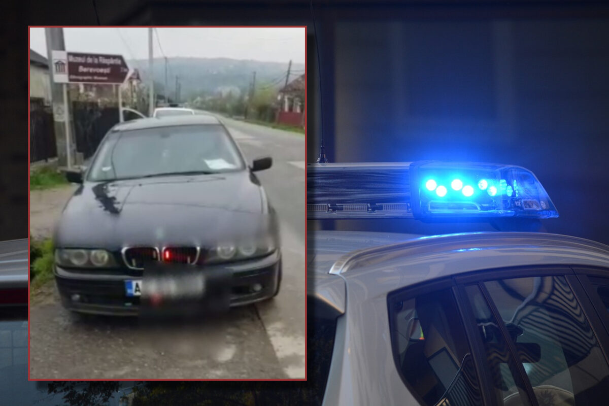 A comis-o! Cum și-a tunat BMW-ul un bărbat din Argeș. Ce reacție au avut polițiștii când l-au văzut pe șofer circulând cu ea