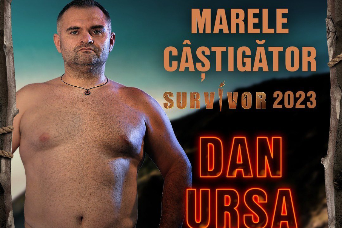 De necrezut! Câți bani a primit Dan Ursa, în total: marele premiu + onorariul pentru cele 20 de săptămâni la Survivor 2023 de la PRO TV