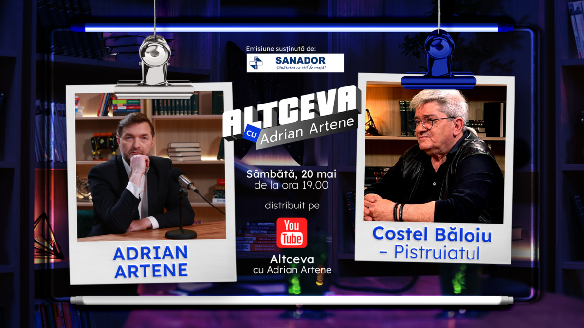 Puștiul-fenomen al cinematografiei din România, “Pistruiatul”, invitat la podcastul ALTCEVA cu Adrian Artene