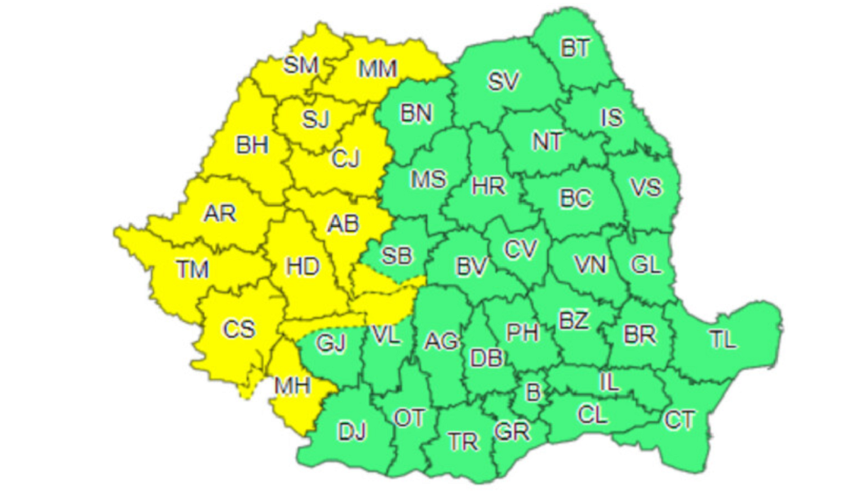 Vremea își face din nou de cap în România! Fenomenul extrem care mătură jumătate de țară