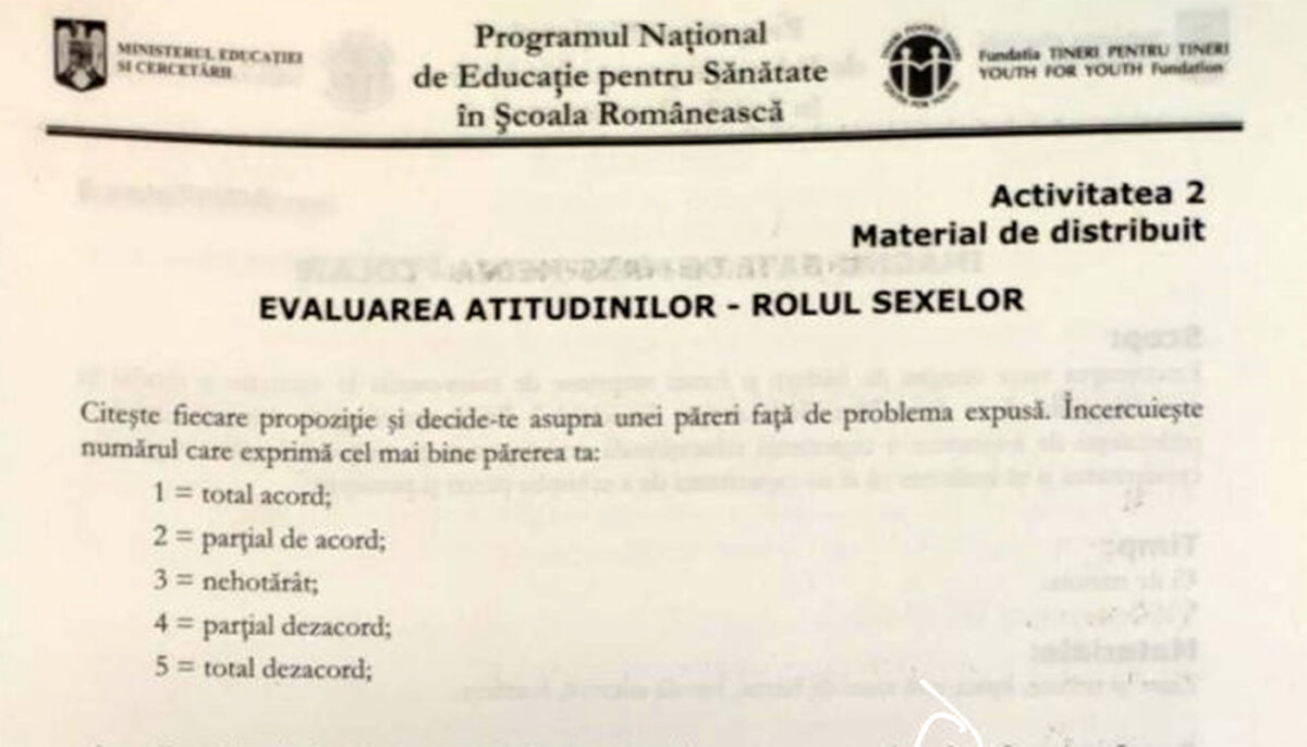 „Bărbații vor să se căsătorească cu virgine?” Ce întrebări aberante au primit, la test, elevii de clasa a VIII-a ai unei școli din Constanța