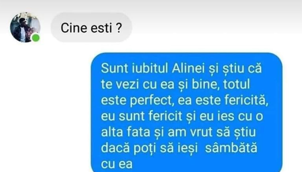 Bancul sfârșitului de săptămână | „Sunt iubitul Alinei și știu că te vezi cu ea”