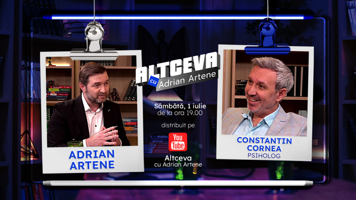 Psihologul Constantin Cornea este invitat la podcastul ALTCEVA cu Adrian Artene