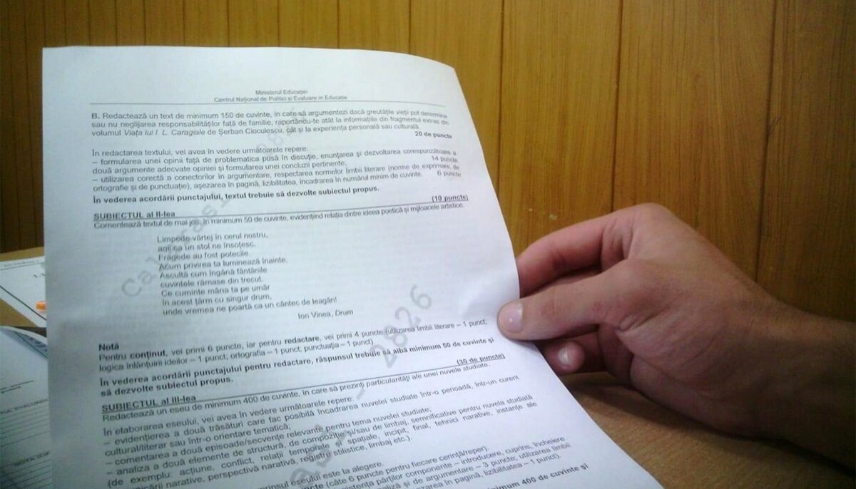 BAC 2023 | Cum se rezolvă subiectele de la limba română + baremul de corectare