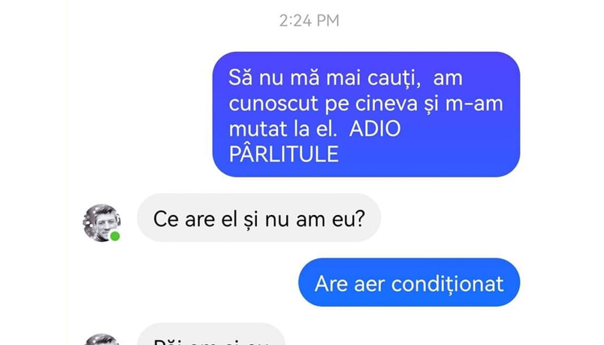 Bancul sfârșitului de săptămână | „Adio, pârlitule!”