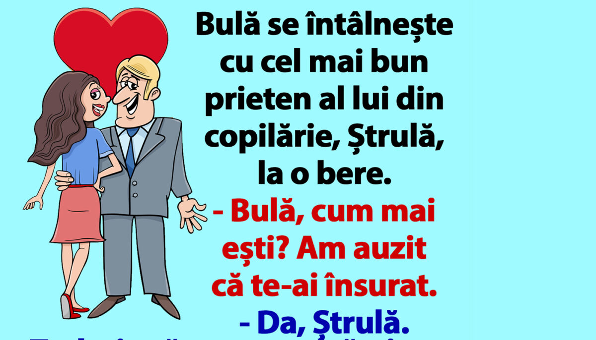 Bancul dimineții | Bulă și Bubulina, love-story fără happy-end