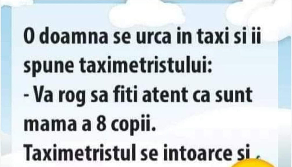 BANC | „Vă rog să fiți atent, că sunt mamă a 8 copii”