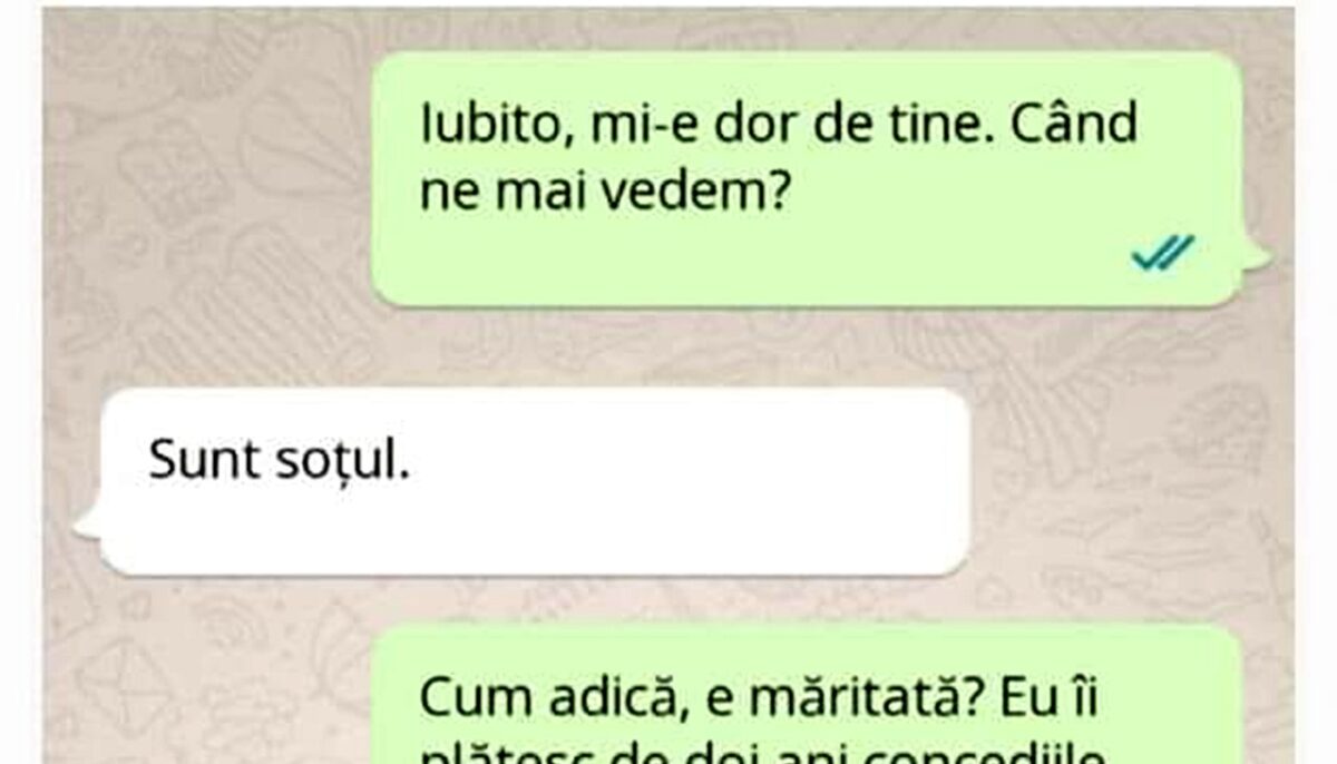 Bancul sfârșitului de săptămână | „Cum adică, este măritată?”