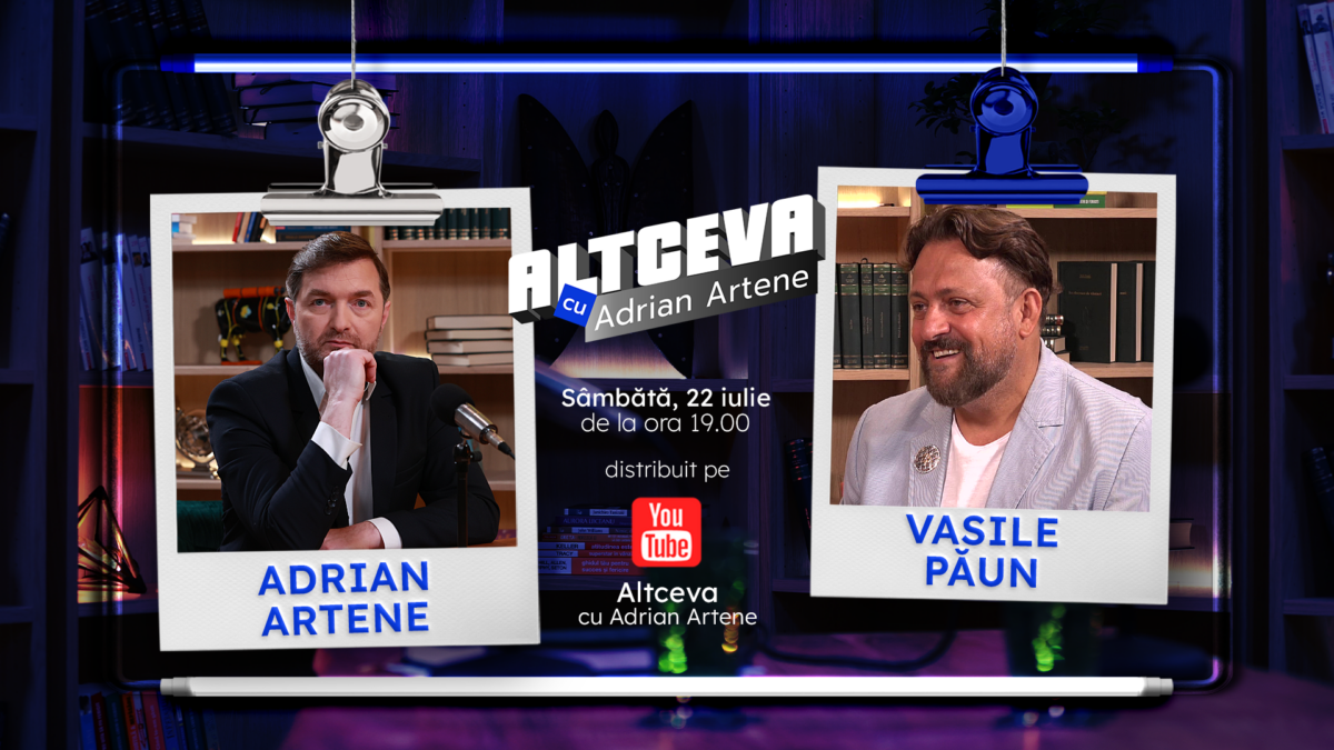 Cunoscutul coach holistic Vasile Păun este invitat la podcastul ALTCEVA cu Adrian Artene