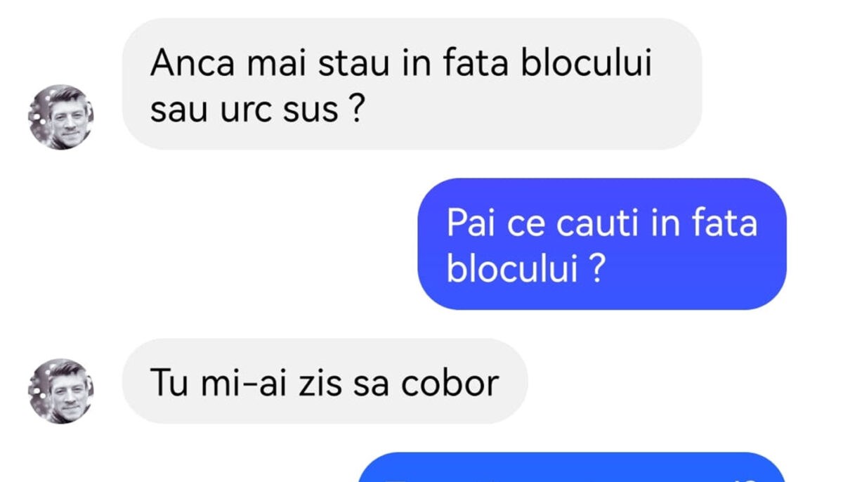 Bancul de weekend | „Anca, mai stau în fața blocului sau urc sus?”