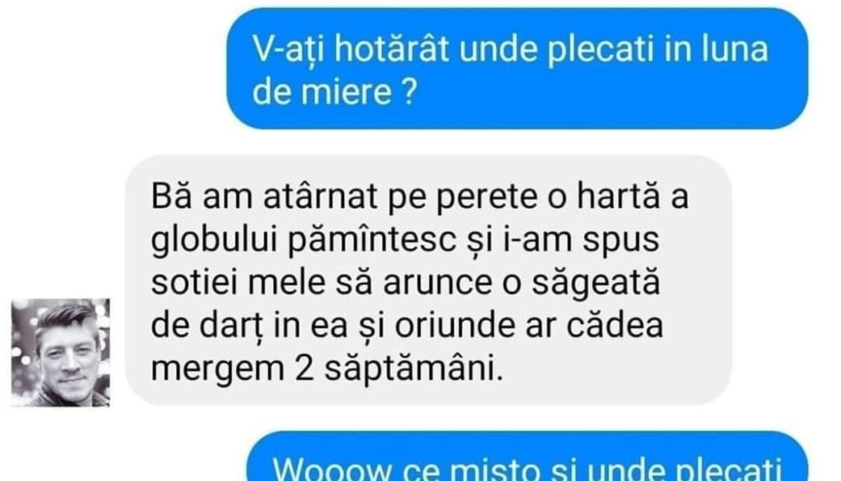 Bancul începutului de săptămână | Luna de miere