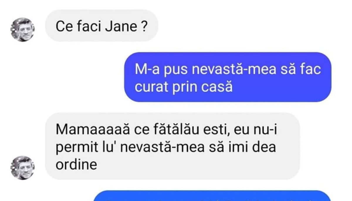 Bancul sfârșitului de august | „Ce faci, Jane?”