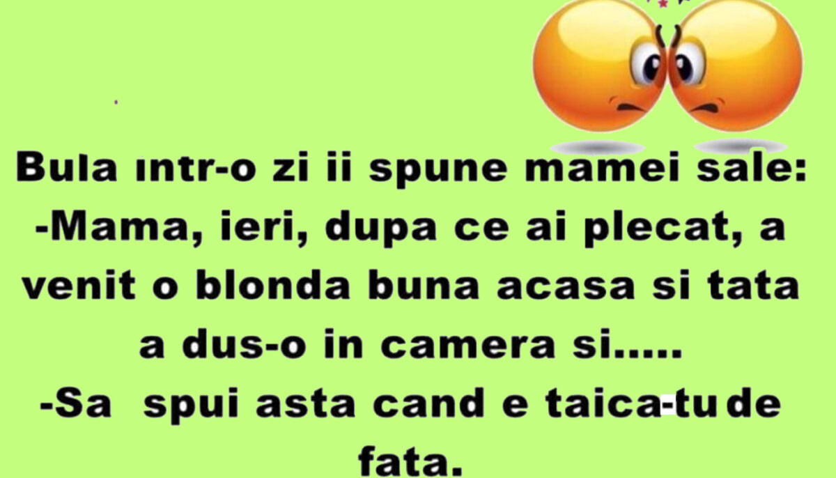 BANC | Bulă și blonda bună