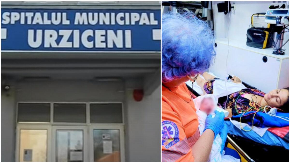 Conducerea de la Spitalul Urziceni, prinsă cu minciuna după ce o femeie a născut pe bordură. Ireal ce făceau medicii în acest timp