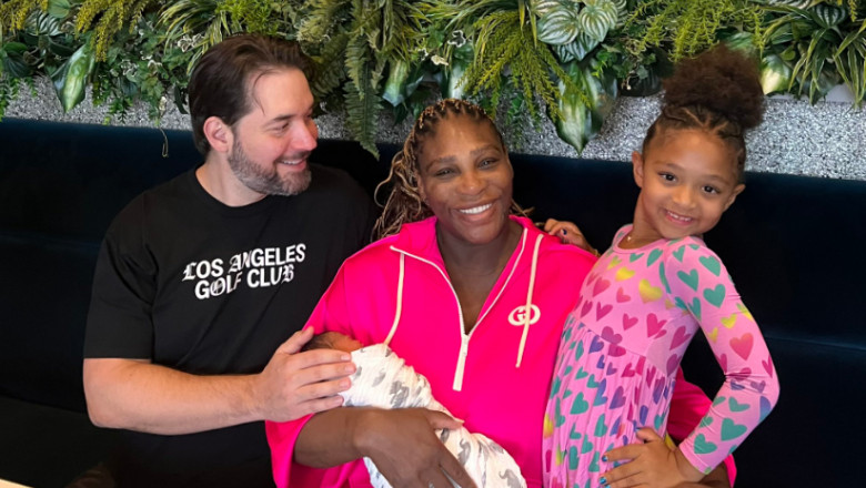 Serena Williams a născut cel de-al doilea copil! Fosta tenismenă a publicat primele imagini cu bebelușul