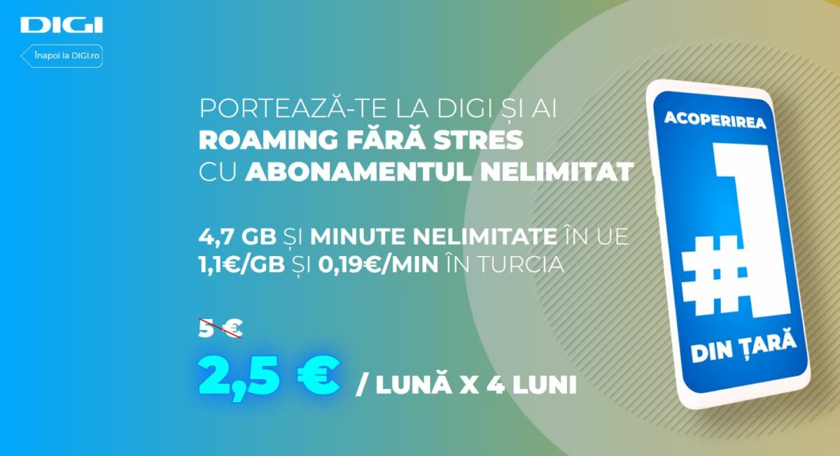 Abonamentul RCS RDS care îi face invidioşi pe toţi! Nelimitat la Digi, cu nici 13 lei lunar