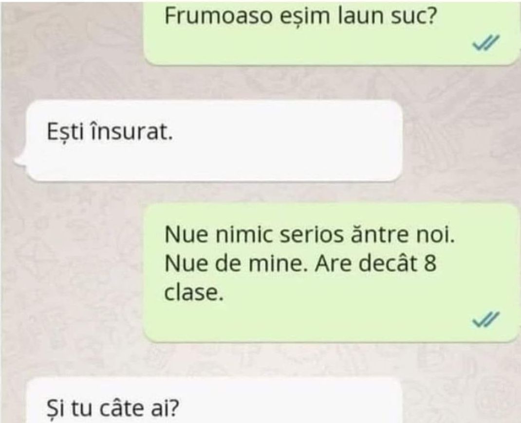 BANCUL DE DUMINICĂ | „Frumoaso eșim laun suc?”