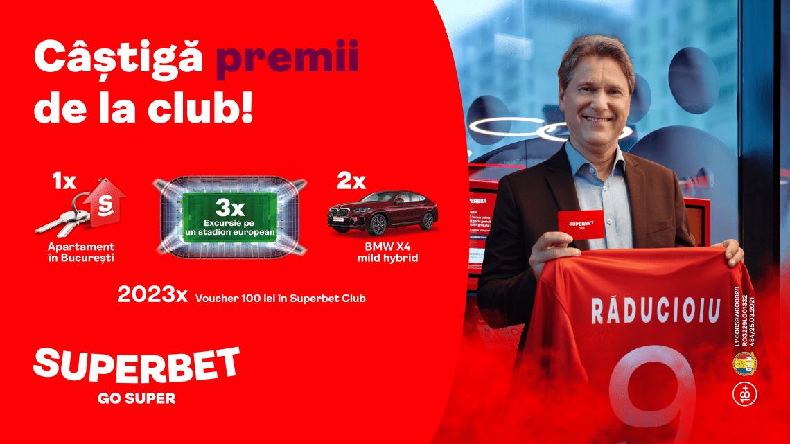 S-au anunțat Premiile Superbet Club: apartament, mașini BMW X4 și excursii!