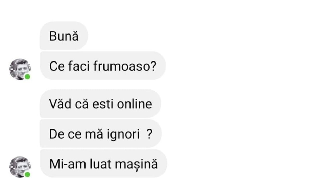 BANCUL ZILEI | „Ce mașină ți-ai luat?”