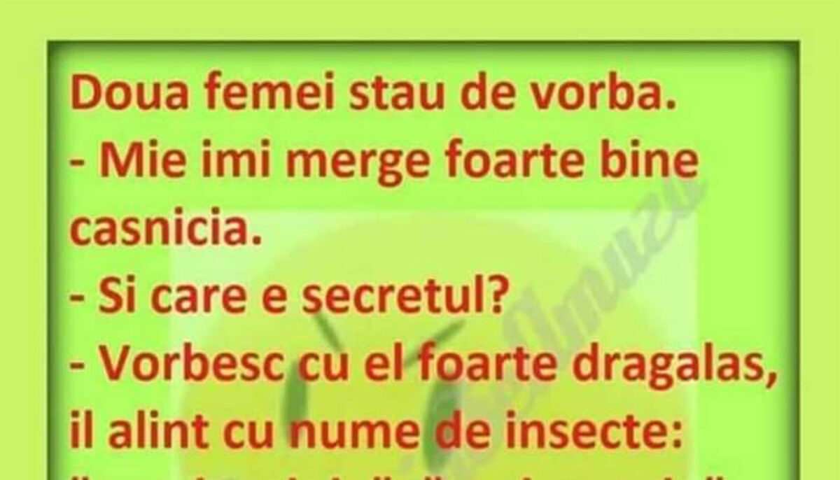 Bancul începutului de săptămână | Sfaturi de fericire conjugală