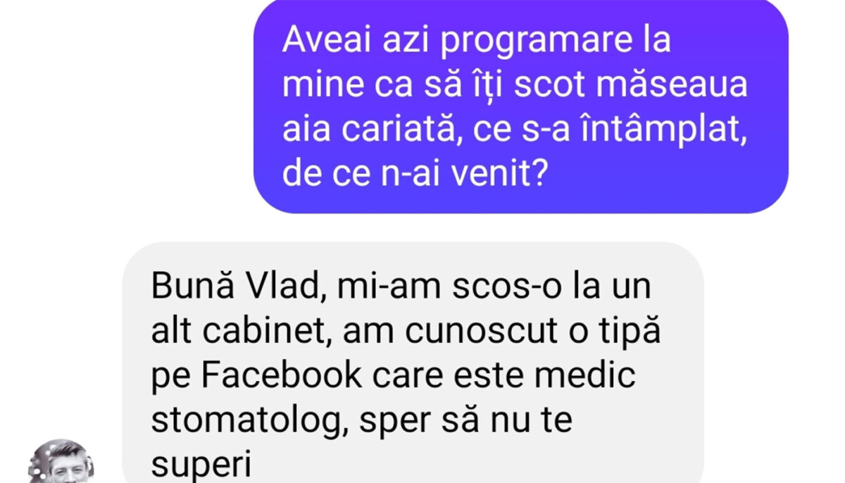 Bancul de weekend | „Aveai azi programare la mine, să-ți scot măseaua. De ce n-ai venit?”