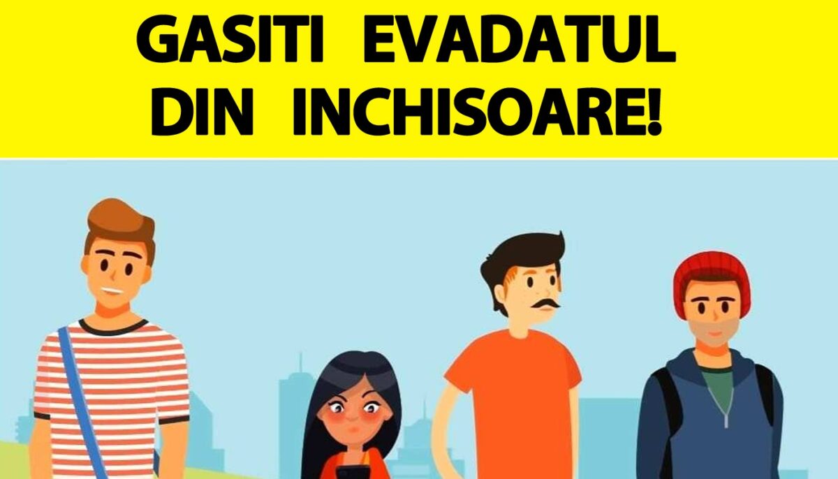 Test de logică | Unul dintre acești 4 oameni tocmai a evadat din pușcărie. Care este?