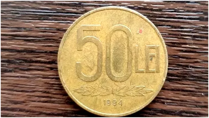 Tu mai ai așa ceva pe acasă? Prețul ireal cu care se vinde moneda de 50 de lei din 1994