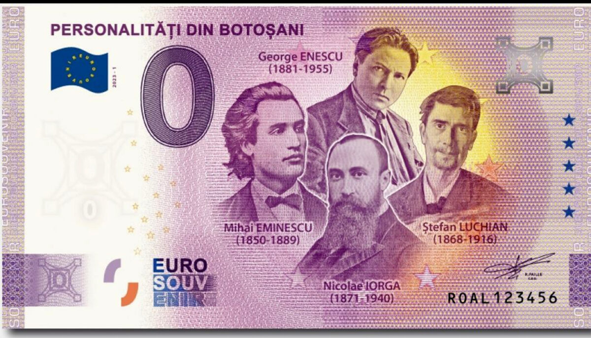 Nu e o glumă! În Botoșani a apărut bancnota de 0 euro! Cu ce preț se vinde, de fapt