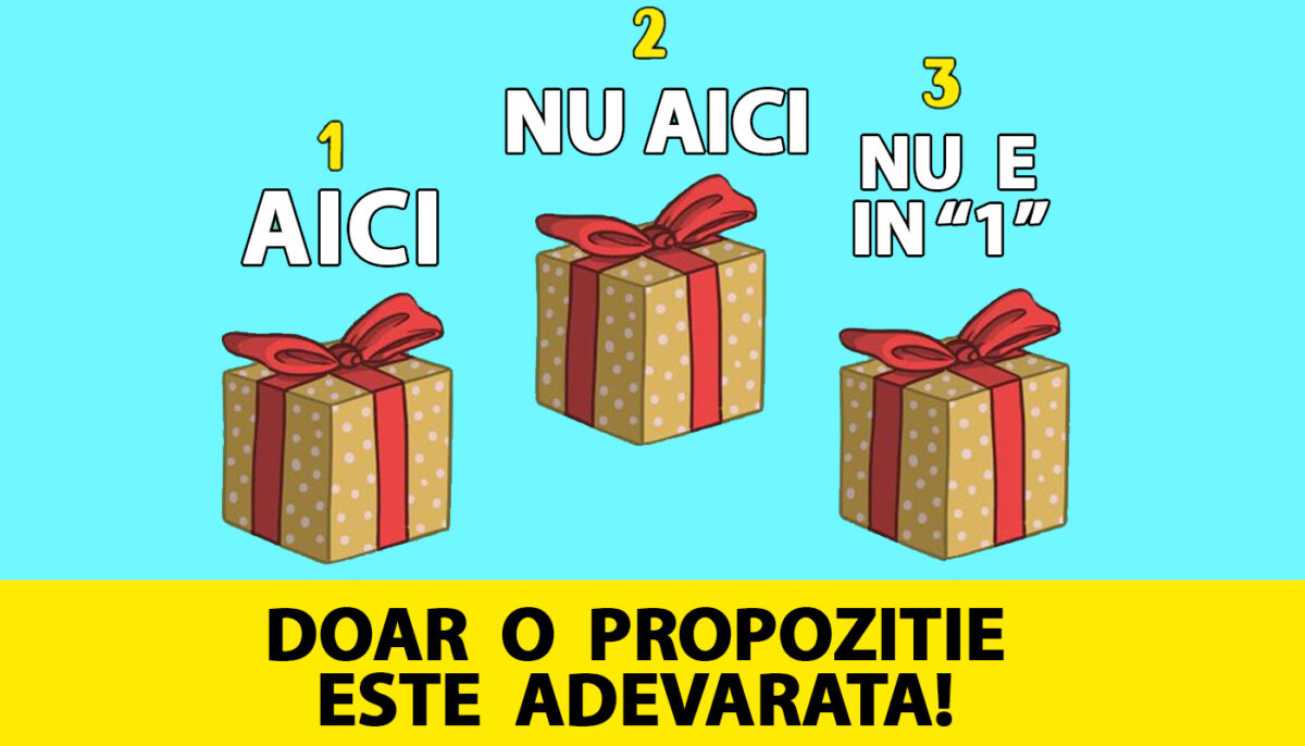 TEST IQ doar pentru genii | În care dintre aceste 3 cutii se află inelul?