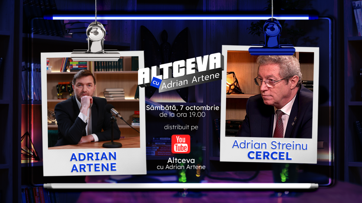 Adrian Streinu Cercel, invitat la podcastul ALTCEVA cu Adrian Artene