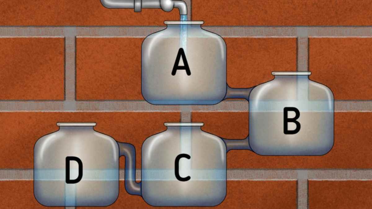 Test de inteligență pentru genii | Care bidon se va umple primul?