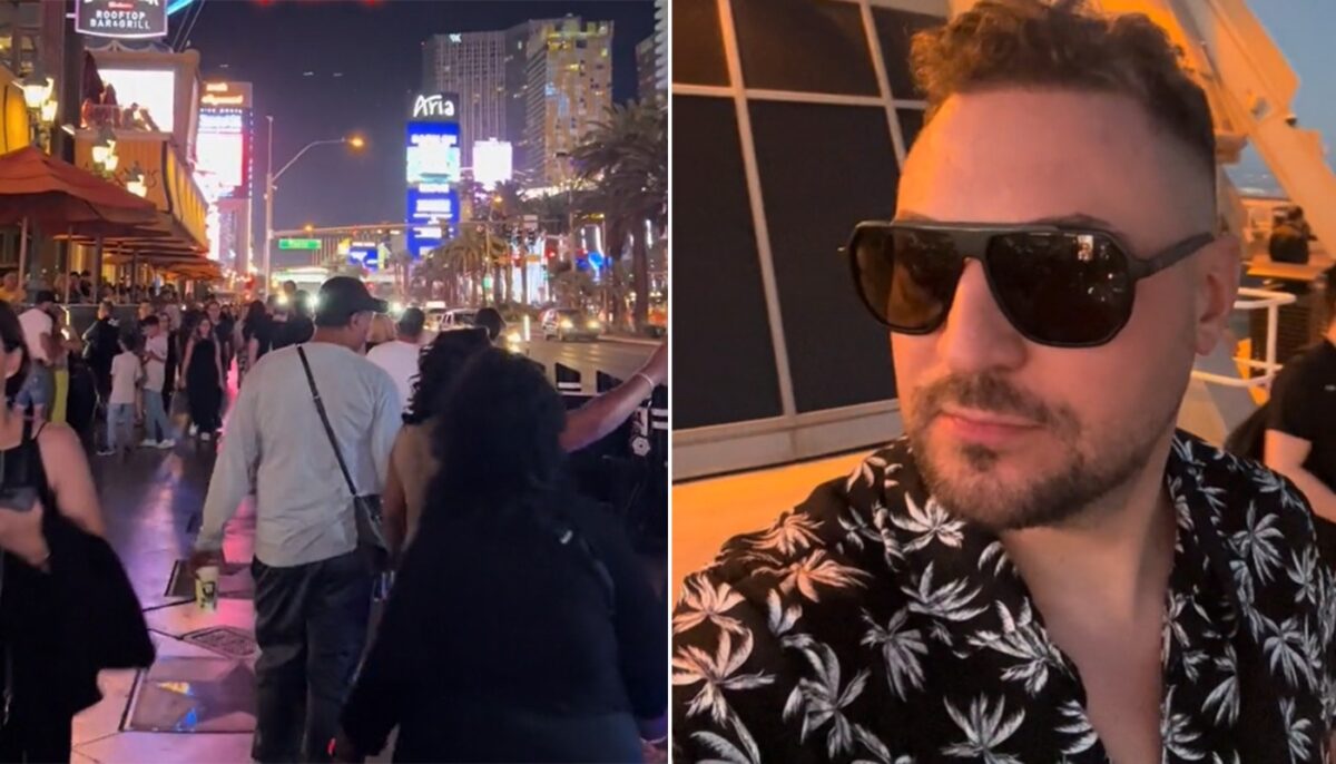 Surpriză uriașă pentru acest turist român în Las Vegas. Ce a văzut, în timp ce se plimba