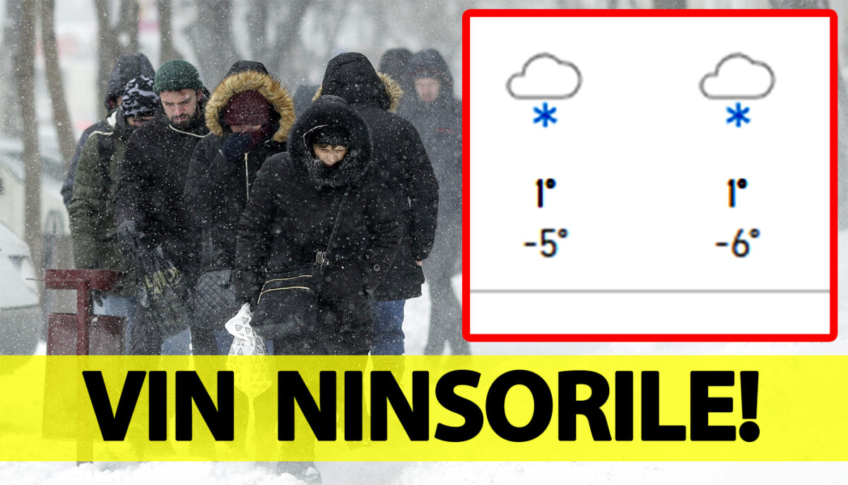 Vin ninsorile în București! Iarna vine mai repede decât ne așteptam. Pe ce dată exactă va ninge, potrivit meteorologilor Accuweather