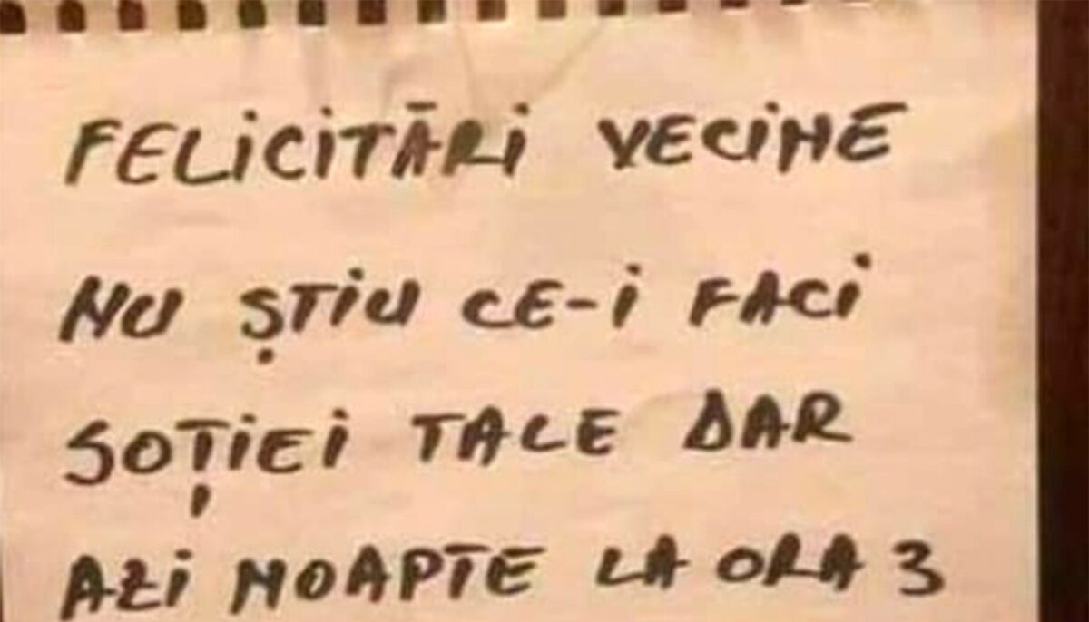 Bancul începutului de săptămână | „Felicitări, vecine!”