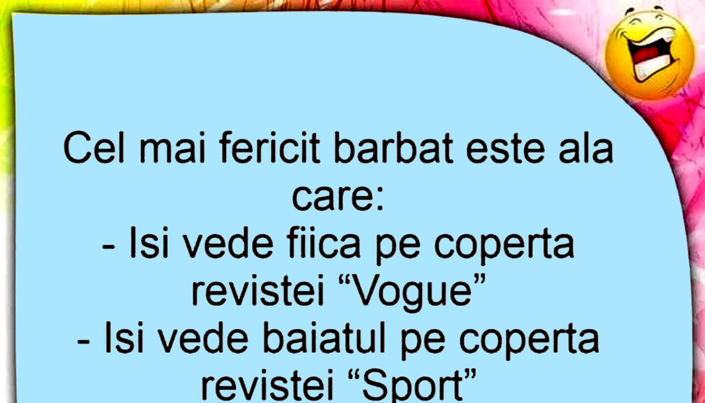 Bancul Zilei Defini Ia Celui Mai Fericit B Rbat