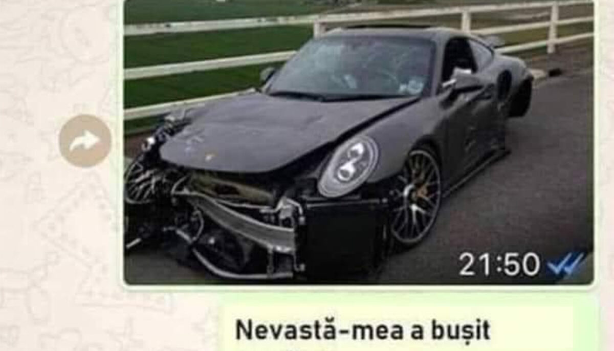 BANCUL ZILEI | „Nevastă-mea mi-a bușit mașina”