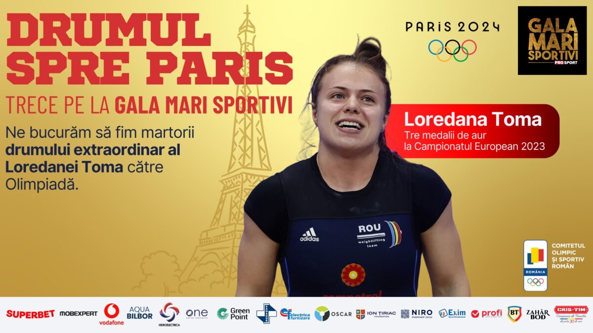 Loredana Toma, premiată la Gala Mari Sportivi ProSport pentru cel de-al cincilea titlu european din carieră! „Pentru anul viitor îmi propun să obțin o medalie olimpică”. VIDEO