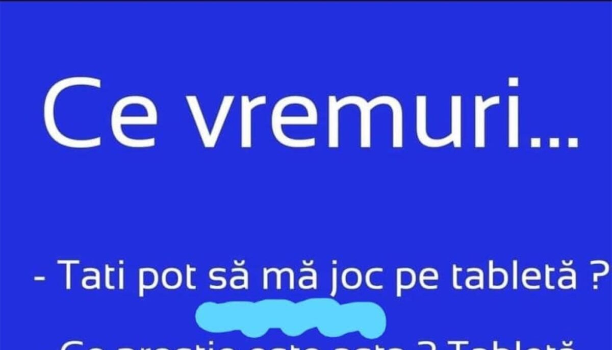 Bancul sfârșitului de săptămână | Ce vremuri…