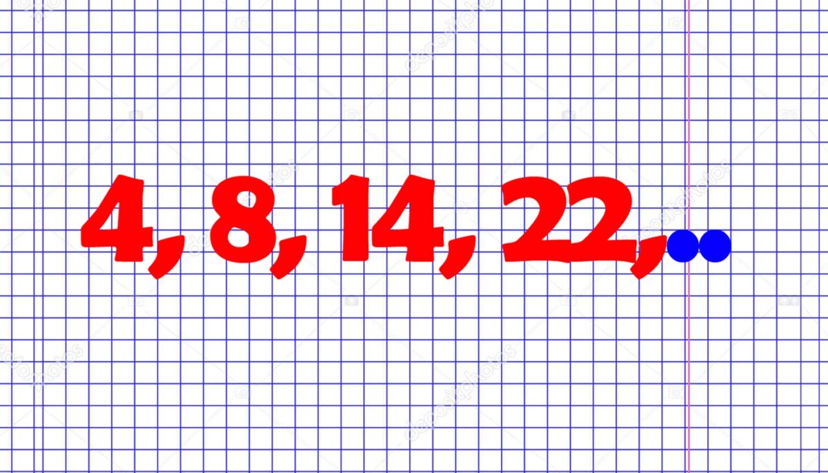 Test de inteligență | Care este următorul număr în seria 4, 8, 14, 22?