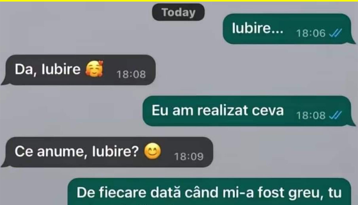 BANCUL ZILEI | „De fiecare dată când mi-a fost greu, tu mi-erai alături”