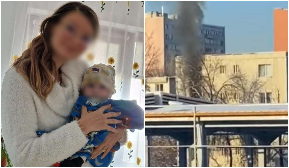 Bebelușul aruncat de mamă pe geam la Iași pentru a scăpa de incendiu a murit. S-a aflat și adevărul despre ce se întâmpla în familia lor