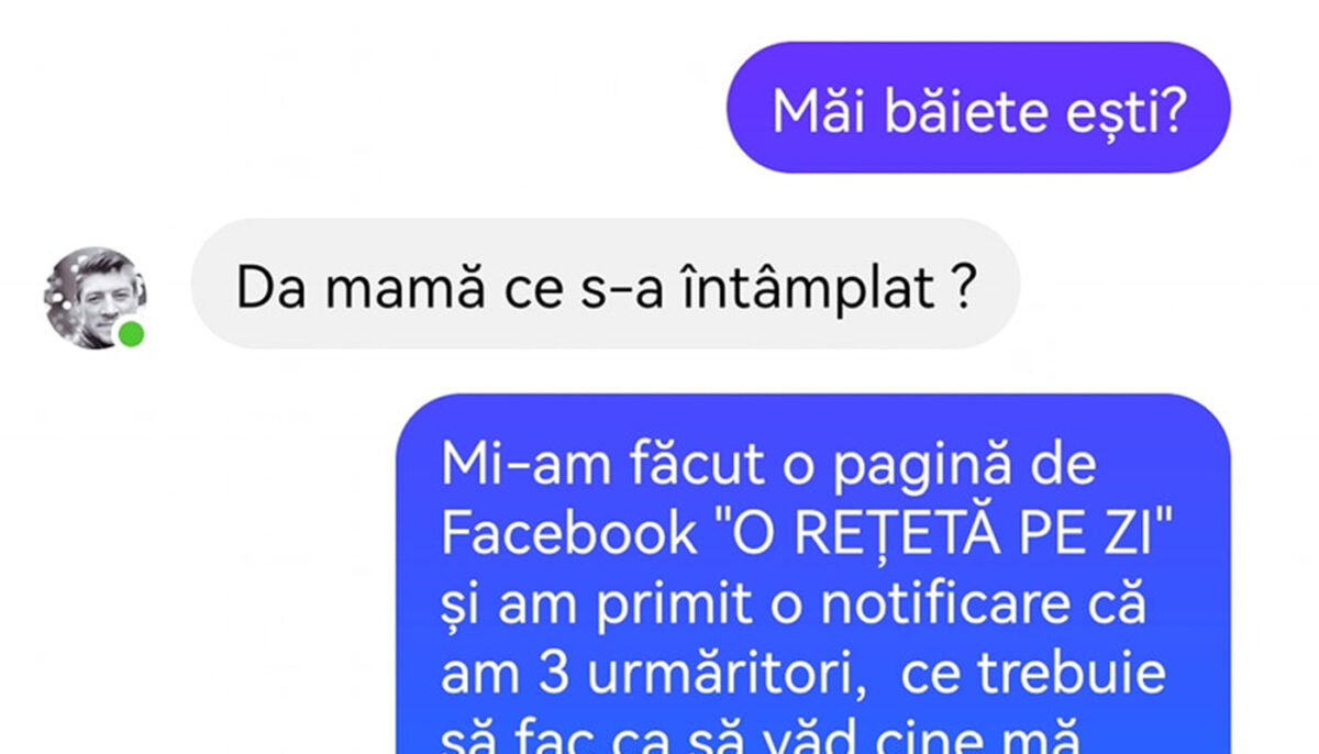 BANCUL ZILEI | Mama și-a făcut pagină de Facebook