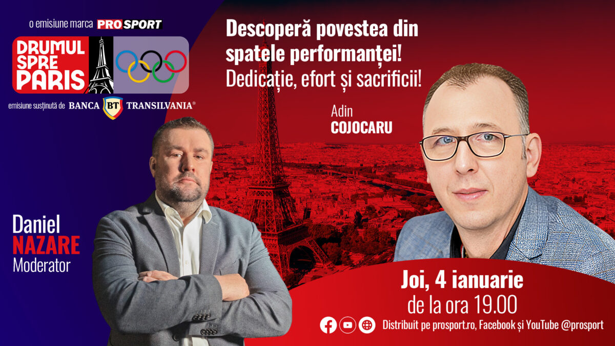 Adin Cojocaru, președintele FR de Volei, este invitatul emisiunii ,,Drumul spre Paris’’ de joi, 4 ianuarie, de la ora 19:00