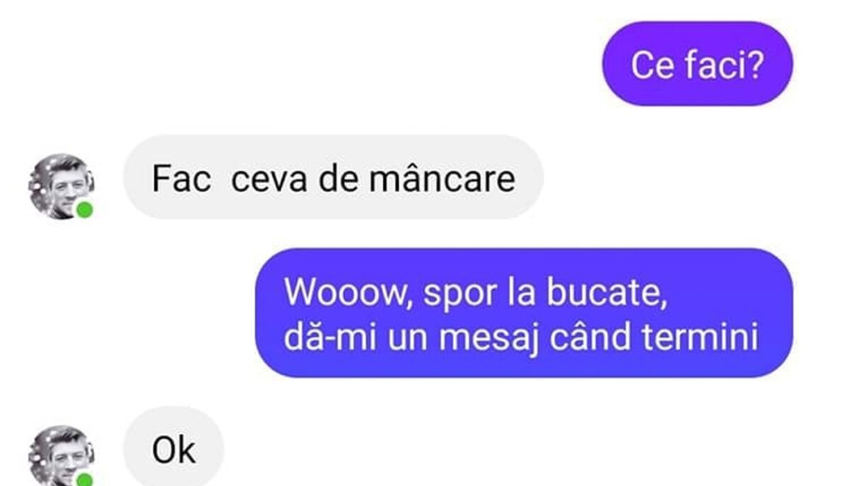 BANCUL ZILEI | „Dă-mi un mesaj când termini!”