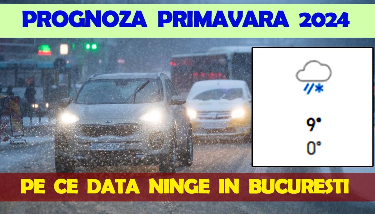 Prognoza Accuweather pentru martie, aprilie și mai. Pe ce dată ninge în București