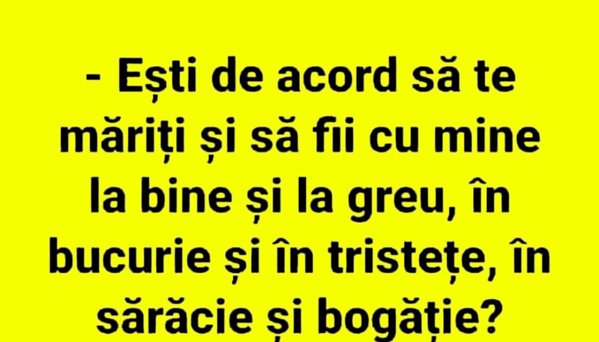 Bancul sfârșitului de săptămână | Cerere în căsătorie